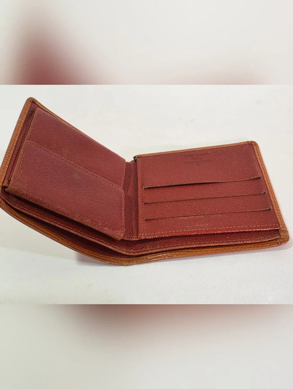 Louis Vuitton Vintage Epi Leather Portefeuille Marco Bifold Wallet Brown Y2K